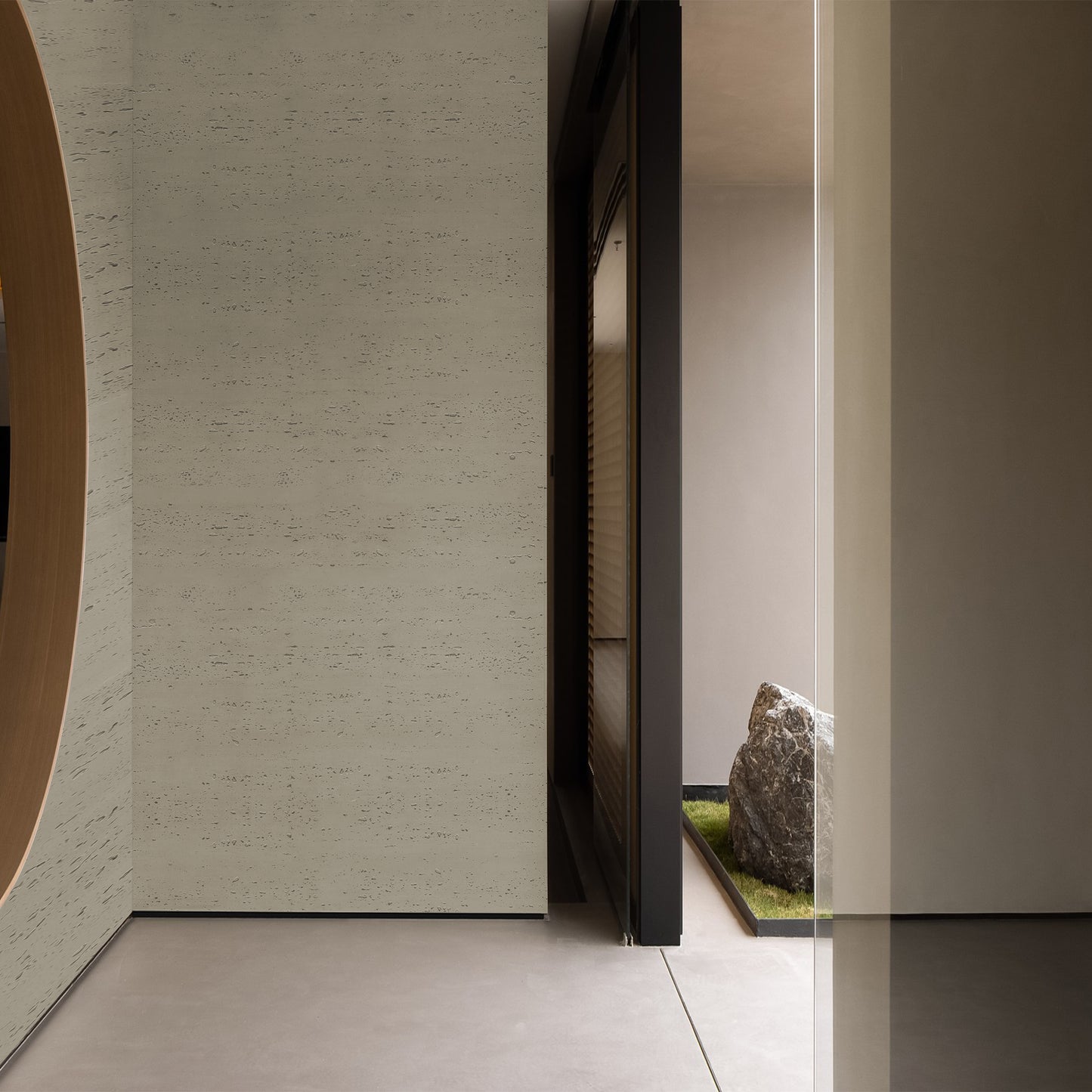 Tấm ốp đá uốn cong - Mã: MS Travertine 031Z