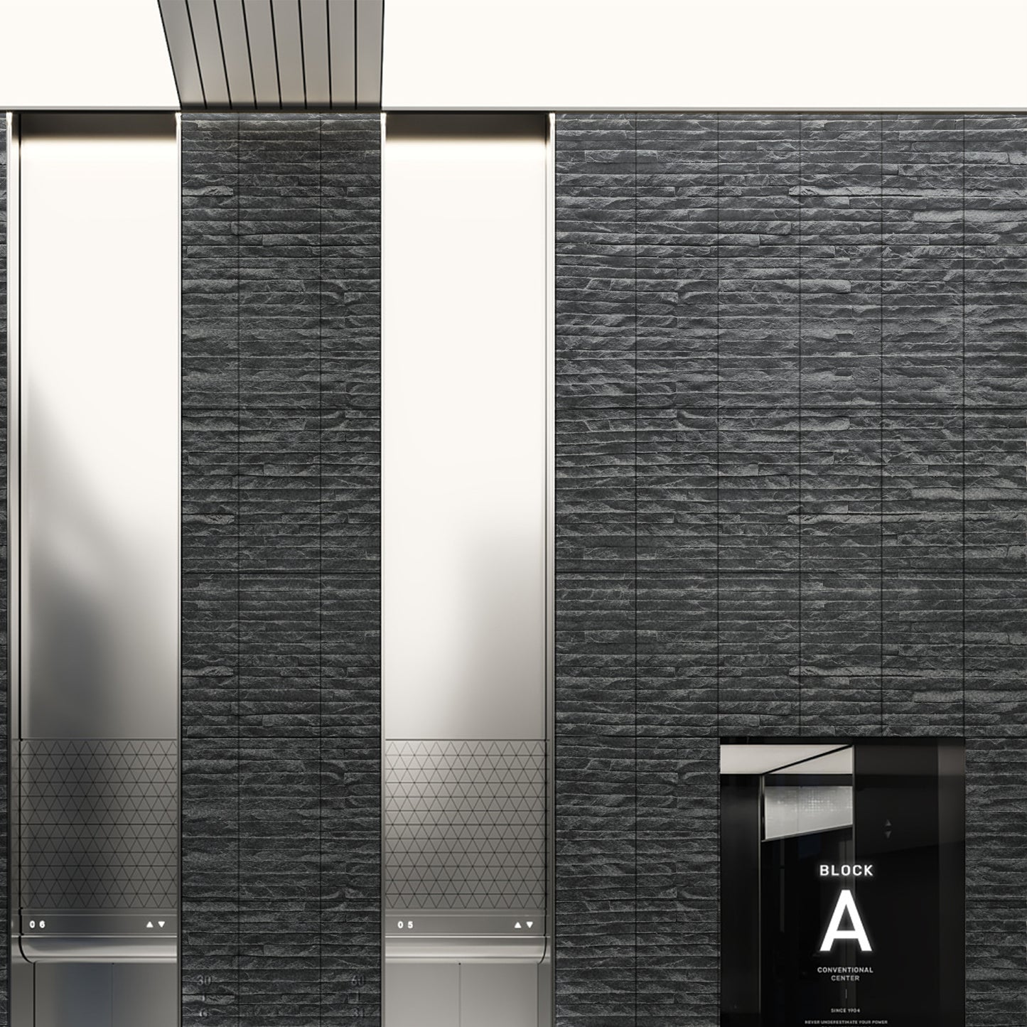 Tấm ốp đá uốn cong - Mã: Ms Muretto Stone (Dark grey)