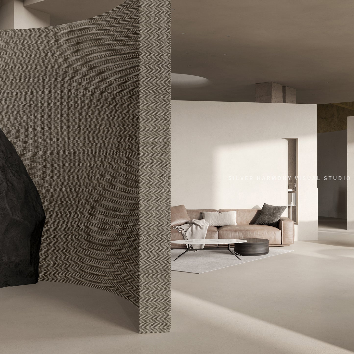 Tấm ốp đá uốn cong - Mã: Ms Weaving 221