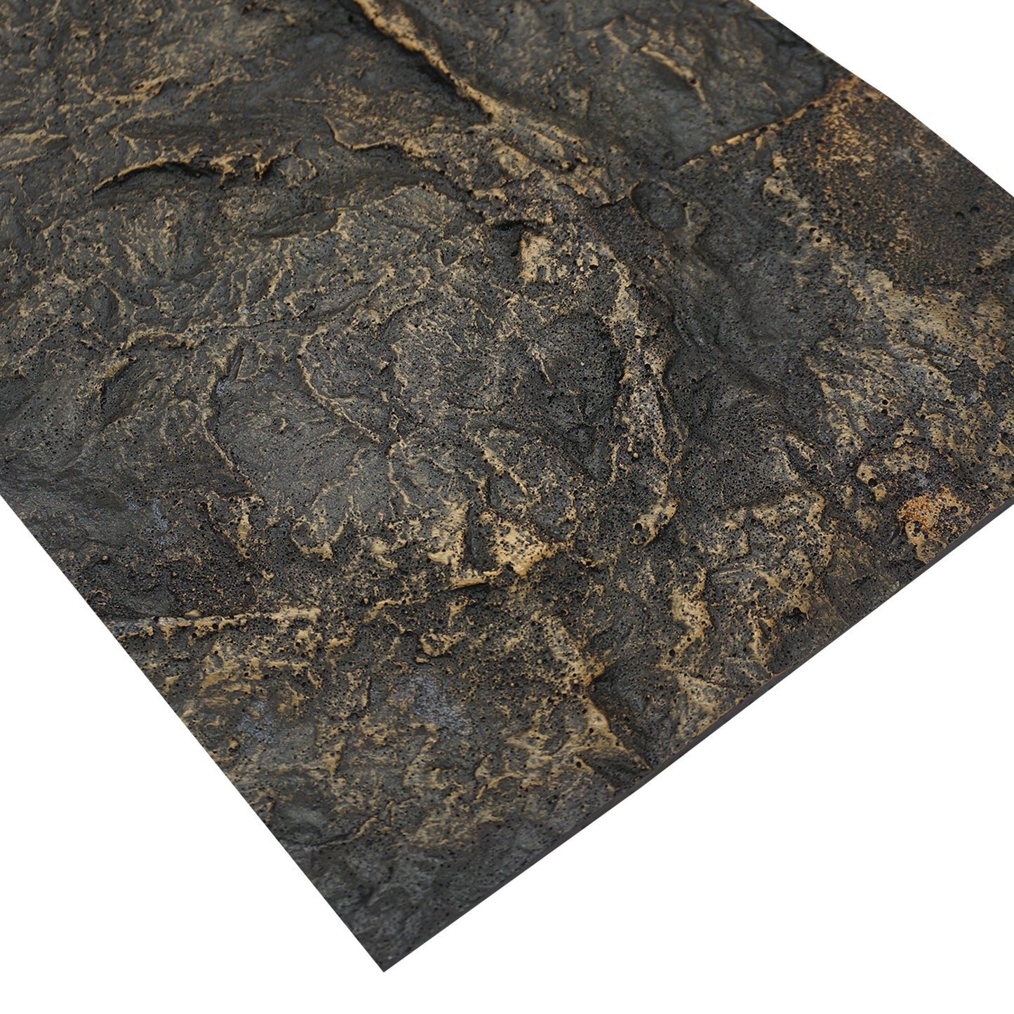 Tấm ốp đá uốn cong - Mã: Big Stone Slate (Vintage Gold)