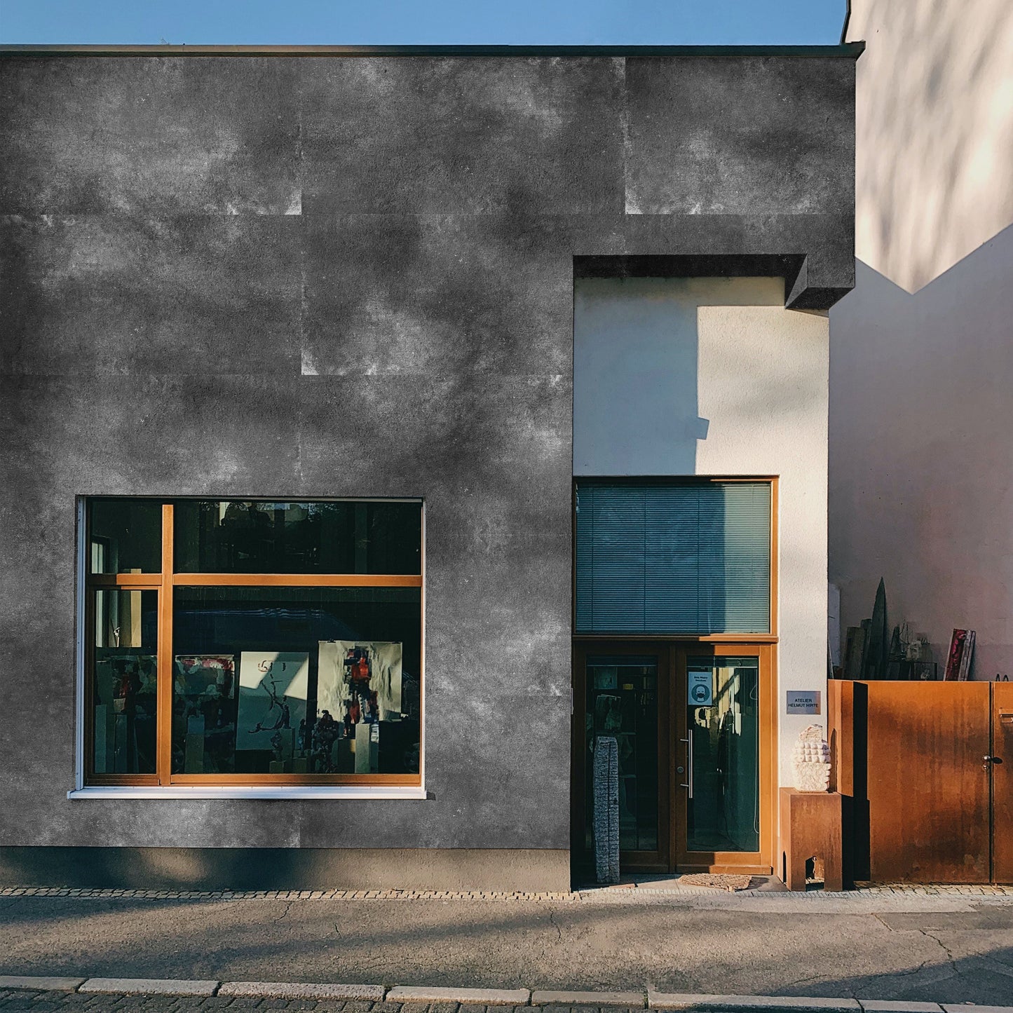 Tấm ốp đá uốn cong - Mã: Ando cement (Dark grey)