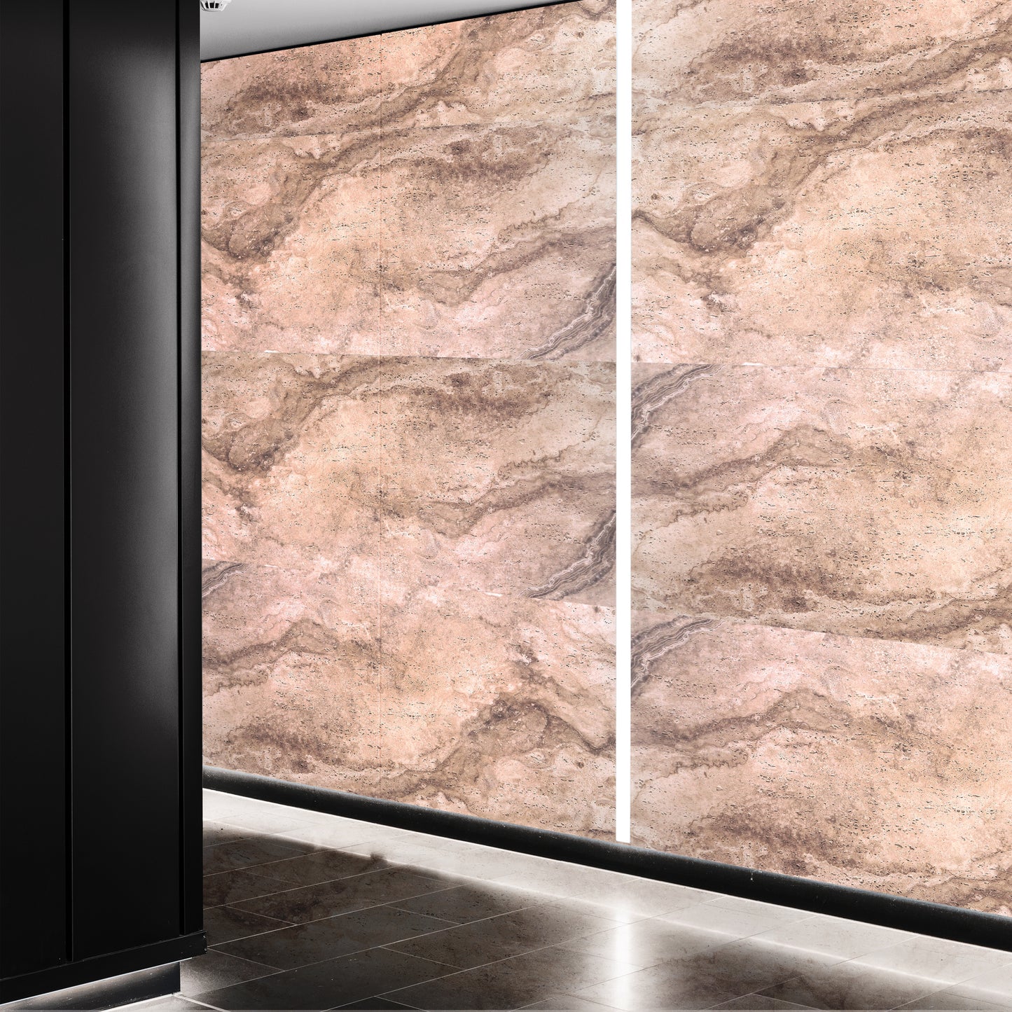 Tấm ốp đá uốn cong - Mã: Dolomitic Travertine (Claybank)