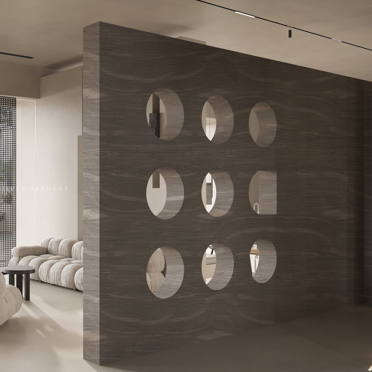 Tấm ốp đá uốn cong - Mã: Oasis Stone (Raine)