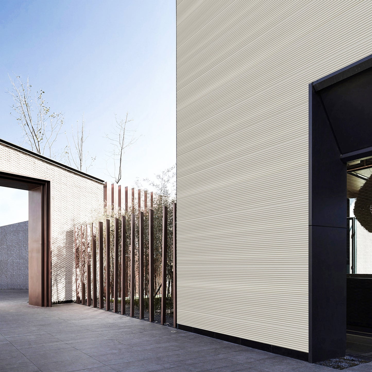 Tấm ốp đá uốn cong - Mã: Ripple Board (White)