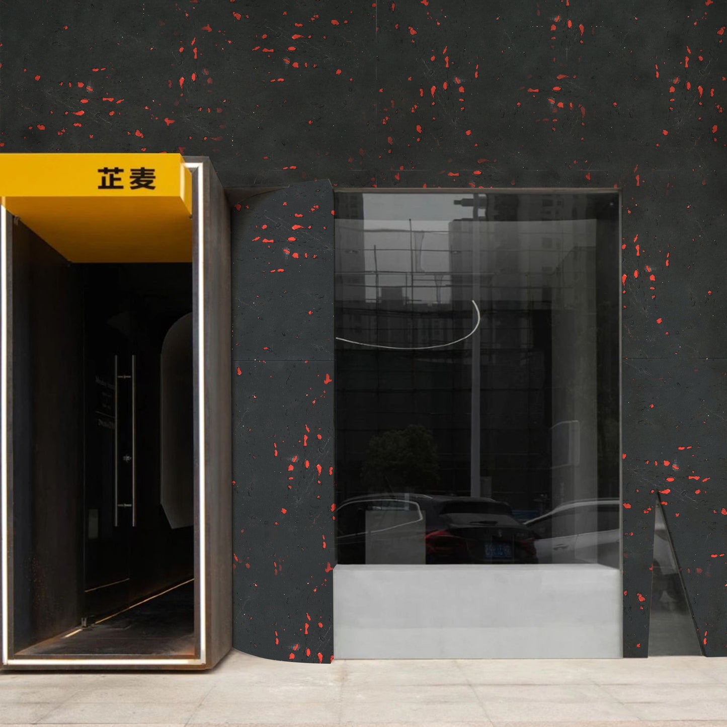 Tấm ốp đá uốn cong- Mã: