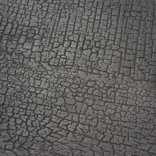 Tấm ốp đá uốn cong - Mã: Charcoal Burnt Wood Board (Black)