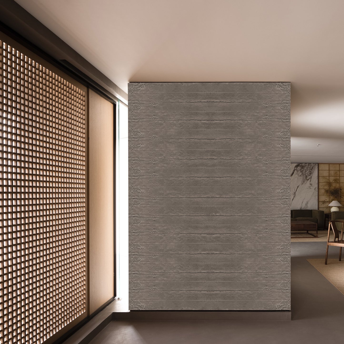 Tấm ốp đá uốn cong - Mã: Concrete Board (Dark Grey)