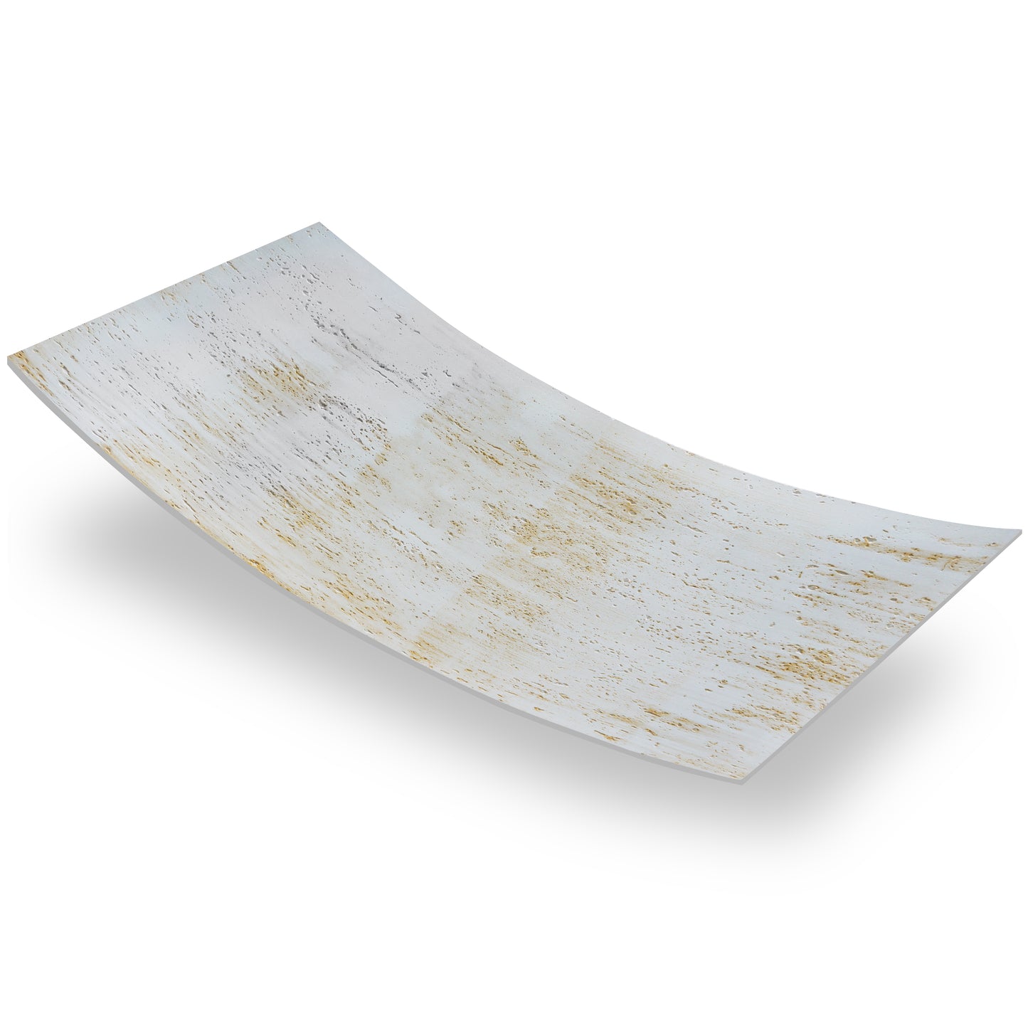 Tấm ốp đá uốn cong - Mã: Ms Travertine (White Golden)