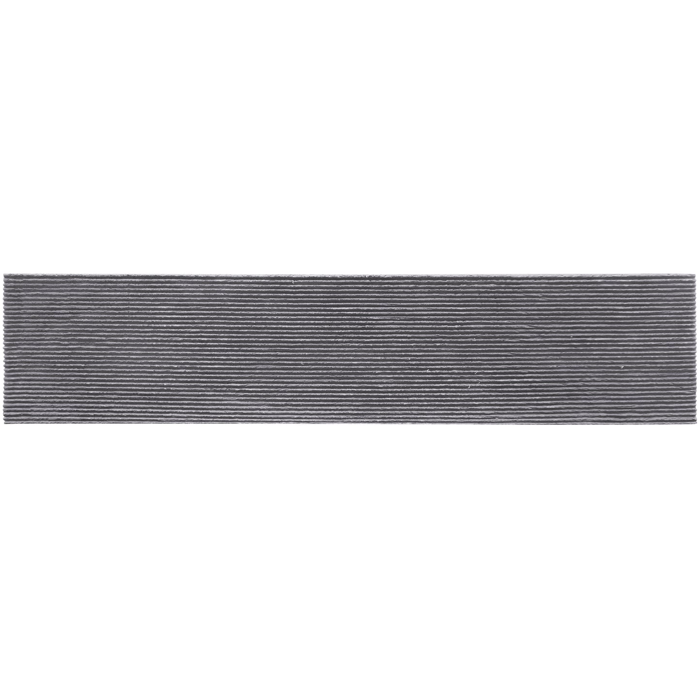Tấm ốp đá uốn cong - Mã: Round Line Stone (Dark Grey)