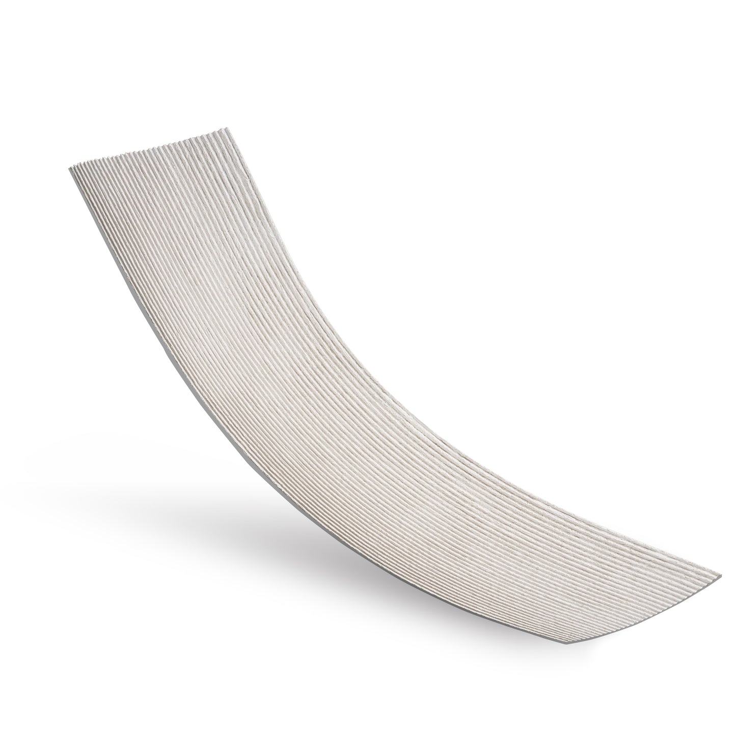 Tấm ốp đá uốn cong - Mã: Round Line Stone (White)