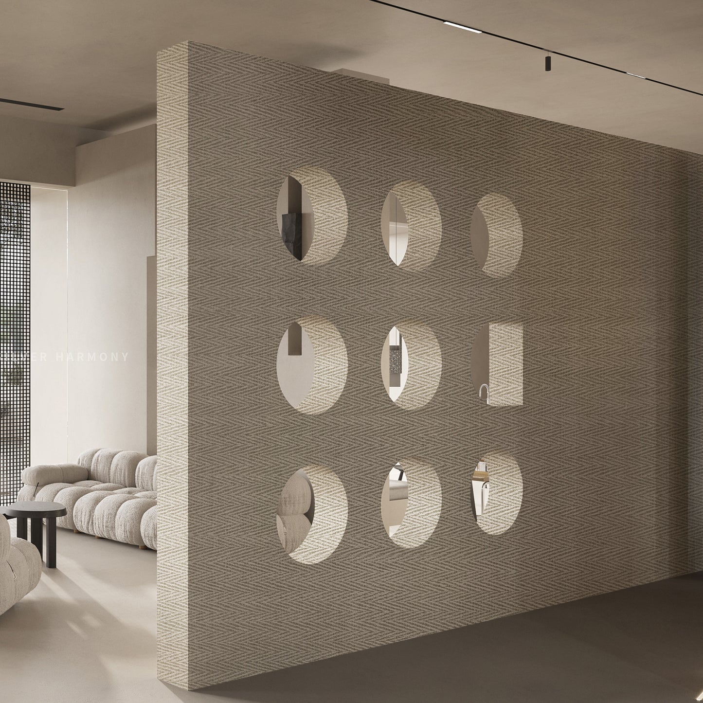 Tấm ốp đá uốn cong - Mã: Ms Weaving (White)