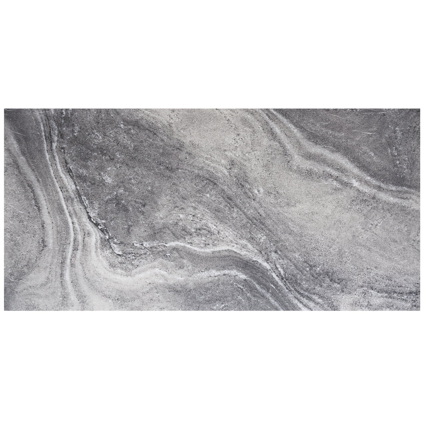 Tấm ốp đá uốn cong - Mã: Stream limestone (Dark grey)