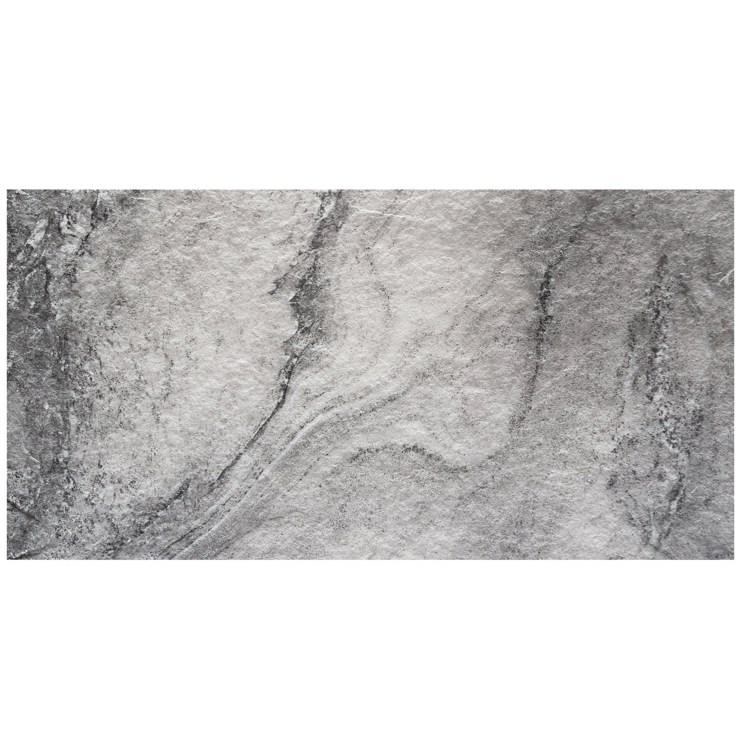 Tấm ốp đá uốn cong - Mã: Stream limestone (Dark grey)